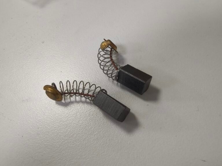 What are the downsides of carbon brushes?